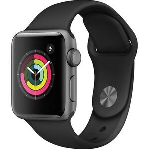 Apple Watch Series 3 GPS 38mm – Space Gray Aluminum with Black Sport Band